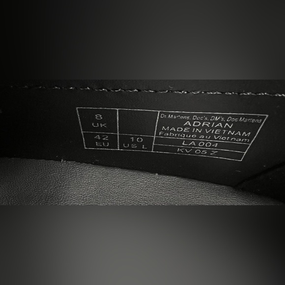 Dr. Martens Adrian Tassel Loafers Women’s Gray Pebbled Leather Casual US Size 10 - Picture 6 of 6